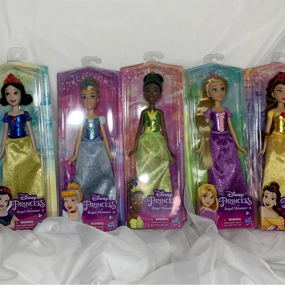 Disney Princess Royal Shimmer Lot (5)
